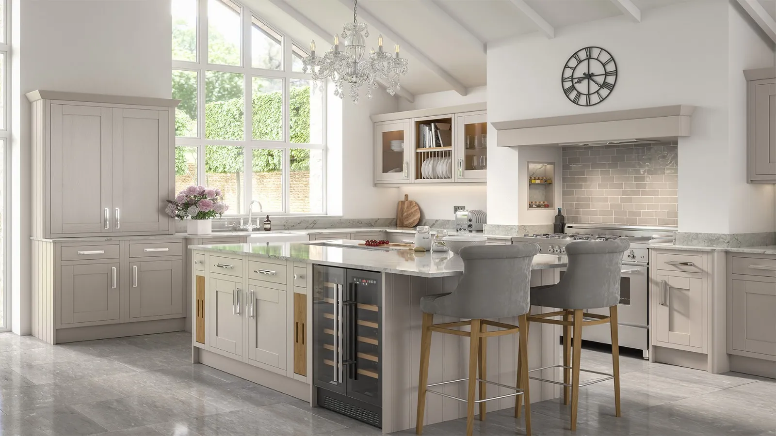 Traditional shaker kitchen fitted in Hawick